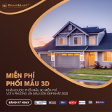 PHỐI MÀU SƠN NHÀ 3D MIỄN PHÍ