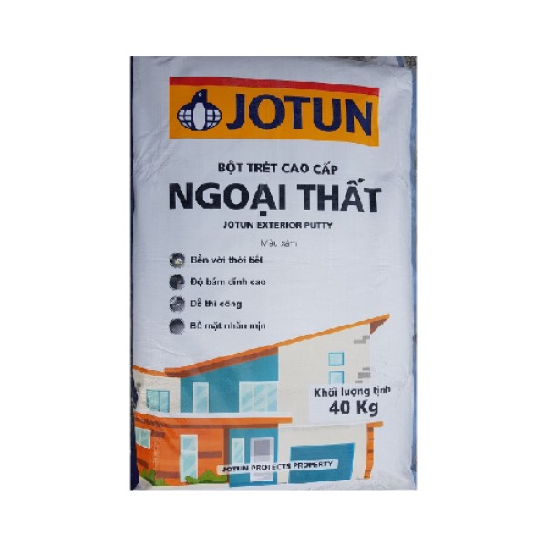 Bột trét tường ngoại thất Jotun (Màu xám)