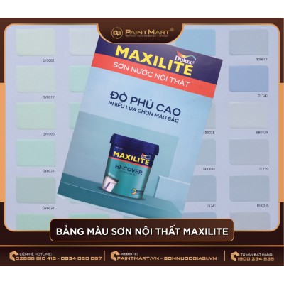 Bảng màu sơn nội thất Maxilite