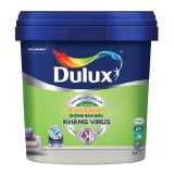 Sơn nội thất Dulux EasyClean Chống Bám Bẩn Kháng Virus - Mờ E016M lon 5L