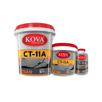 Sơn chống thấm pha xi măng KOVA CT 11A  (Sàn) thùng 4Kg