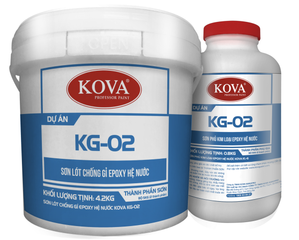 Sơn lót chống rỉ Epoxy hệ nước Kova KG-02