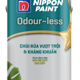 Sơn nội thất Nippon Odour-less Chùi Rửa Vượt Trội và Kháng Khuẩn 1L