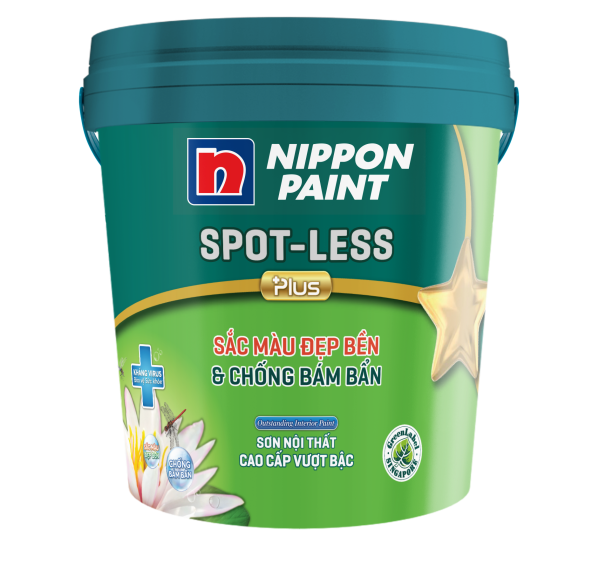 Sơn nội thất cao cấp NIPPON SPOT-LESS PLUS 5L