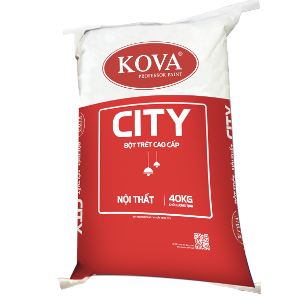 Bột trét tường nội thất Kova City – 40 kg