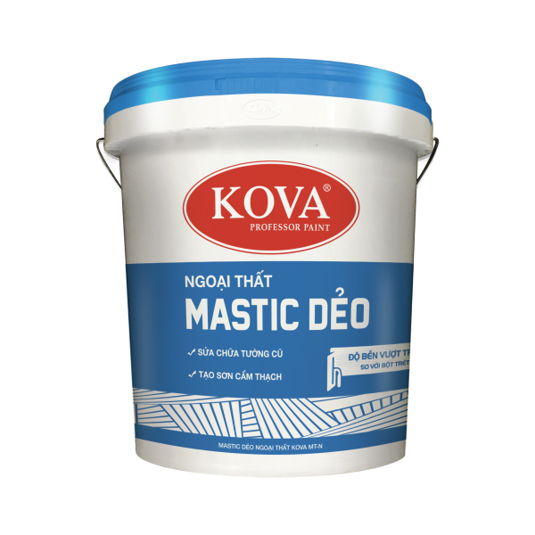 Mastic dẻo ngoài trời Kova MT-N thùng 25Kg