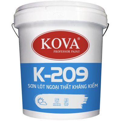 Sơn lót chống kiềm ngoại thất Kova K-209 THÙNG 25KG