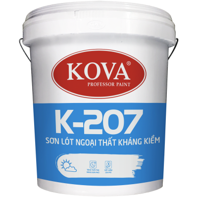 Sơn lót chống kiềm ngoại thất Kova K-207 thùng 25KG