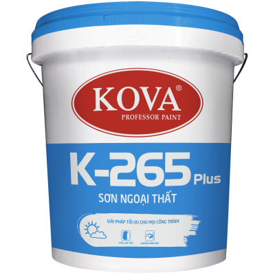 Sơn nước ngoài trời  không bóng Kova K265  PLus lon 3,5L
