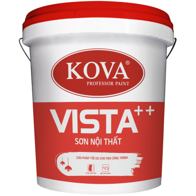 Sơn nước nội thất không bóng KOVA VISTA + lon 3,5L