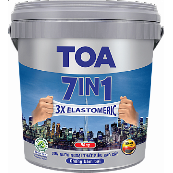 Sơn ngoại thất cao cấp TOA 7 IN 1 - lon 5L