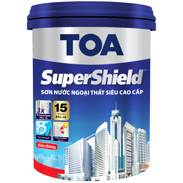 Sơn ngoại thất Toa Supershield siêu bóng - 5L