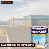 Bảng màu sơn ngoại thất cao cấp Toa Supershield