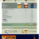 Bảng màu sơn nội thất Jotun Jotaplast