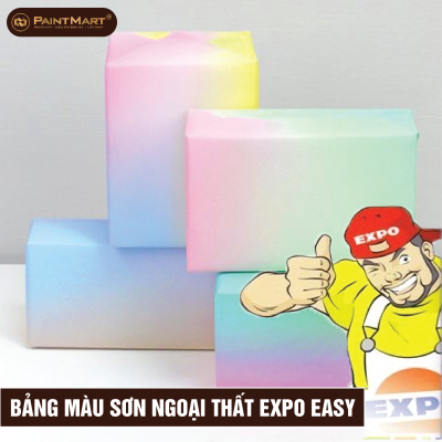 Bảng màu sơn nước nội thất Expo EASY