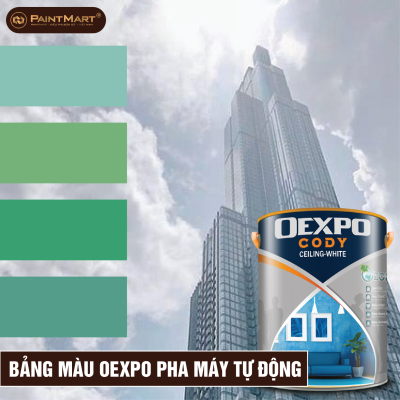 Bảng màu sơn OEXPO pha máy tự động