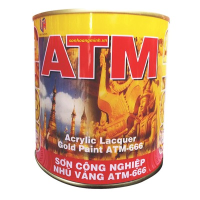 Sơn công nghiệp nhũ vàng ATM 666 - 17.5L