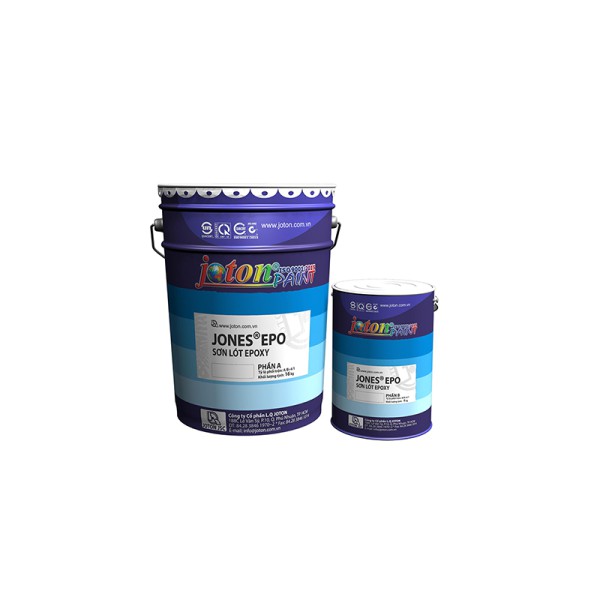 Sơn lót Epoxy gốc dầu JOTON JONES EPO - Màu Trắng, Nâu đỏ - 4kg