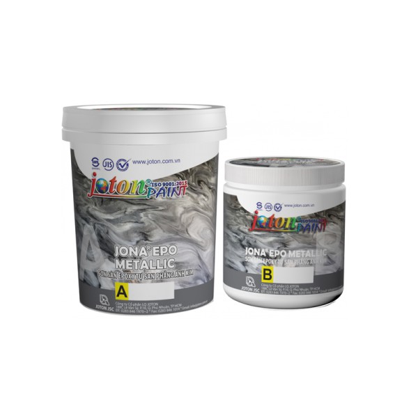 Sơn Epoxy tự san phẳng màu ánh kim JOTON JONA EPO METALLIC- Màu J001, J010, J011, J012, J014, J016, J017, J018 - 1kg 