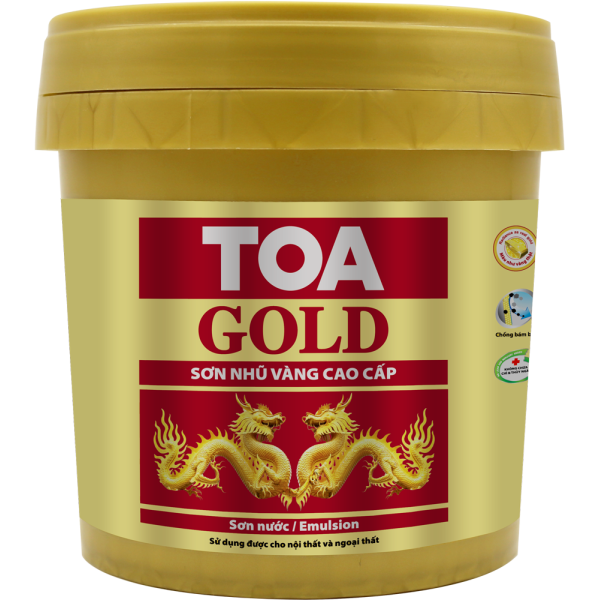 Sơn nước nhũ vàng cao cấp TOA GOLD EMULSION - 875ML