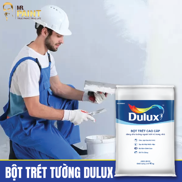 Đánh giá và hướng dẫn thi công bột trét Dulux