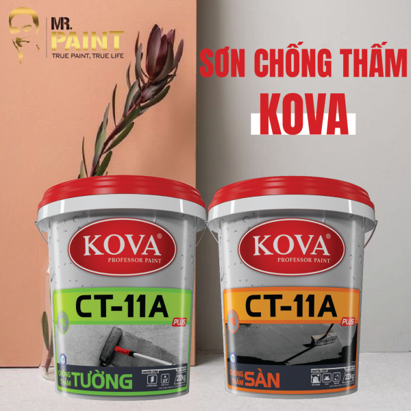 Những ưu điểm nổi bật của sơn chống thấm Kova