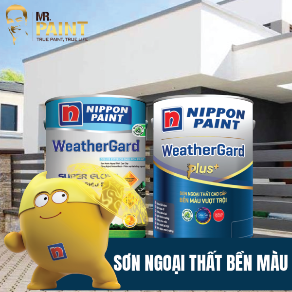 Bộ đôi sơn ngoại thất bền màu của Nippon