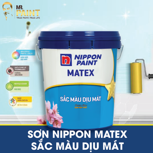 Nhứng ưu điểm của sơn Nippon Matex Sắc Màu Dịu Mát