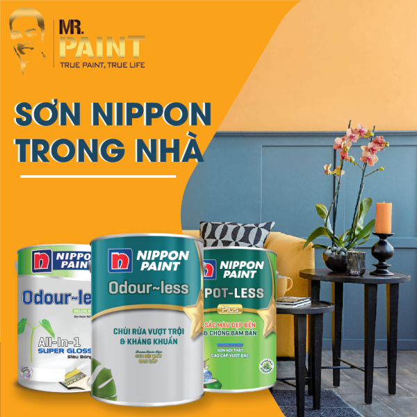 Những loại sơn Nippon trong nhà tốt nhất