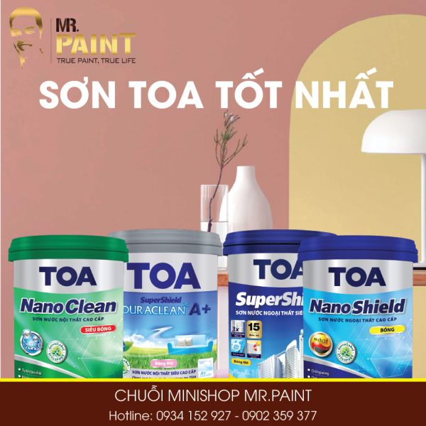 Những dòng sản phẩm sơn Toa tốt nhất